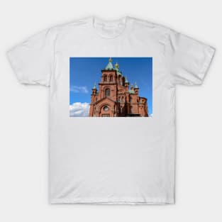 Red brick Uspenski Cathedral T-Shirt